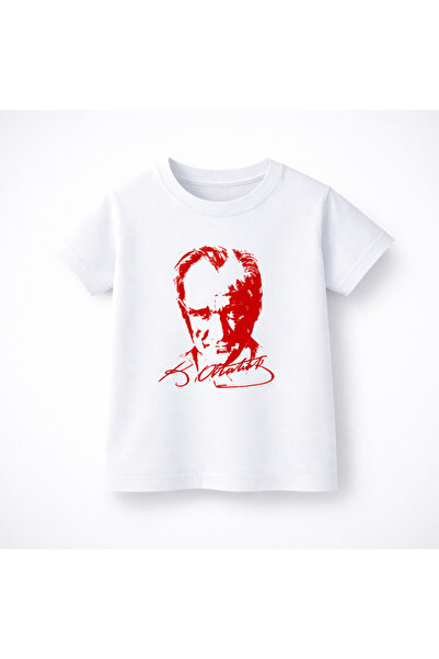 cc collection Παιδικό μπλουζάκι με στάμπα Ατατούρκ, βαμβακερό, unisex, καθημε...