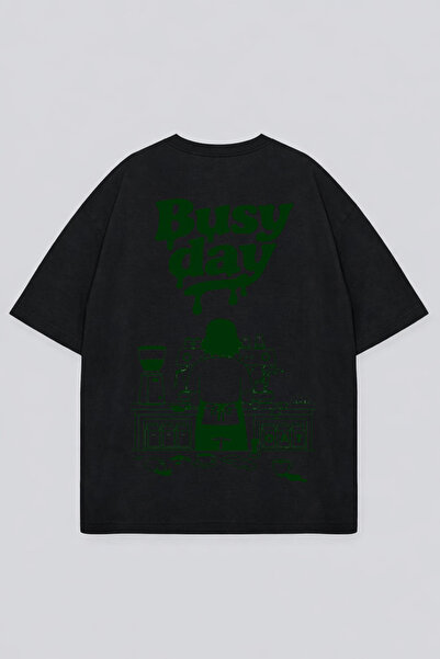 VODEXA Tricou Oversize Unisex 100% Bumbac Imprimat, Croială Confortabilă, Ele...