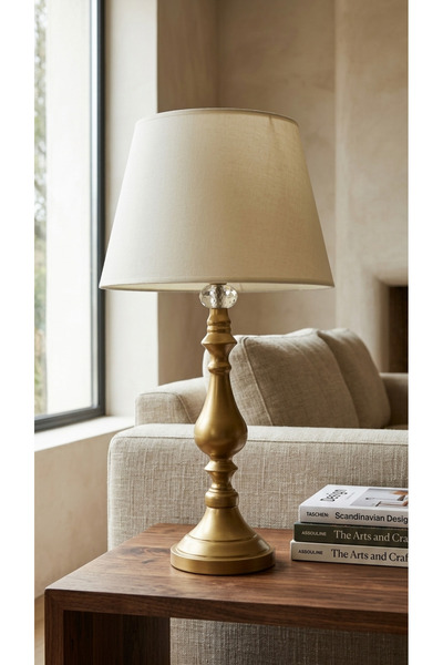 Decodelight Eskitme Rustik Klasik Metal Yüksek Ayaklı Hazeran ve Kumaş Şapkal...