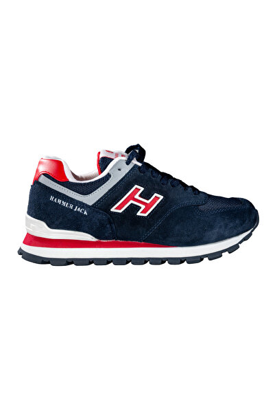 Hammer Jack Norrsken Women's Nubuck Leather Daily Sports Shoes Navy Blue