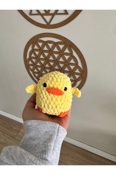 Muhteşem Concept Peluş Civciv Amigurumi El Örgüsü Yumoş (12cm) Civcik