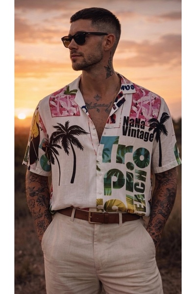 MFU collection Oversize Viscose Shirt