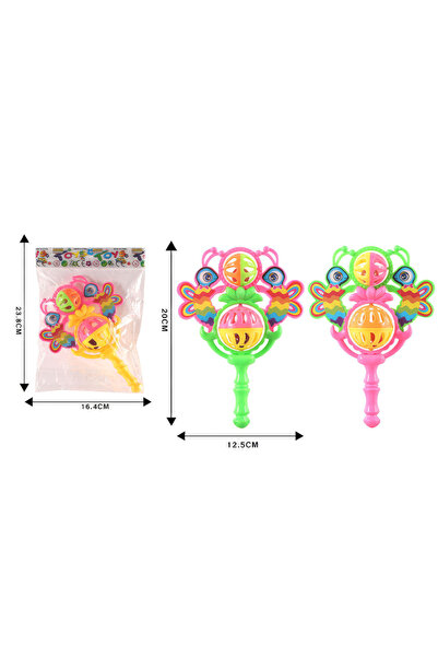 iTajir Colorful Handheld Baby Rattle - Interactive Sound-Making Toy for Senso...