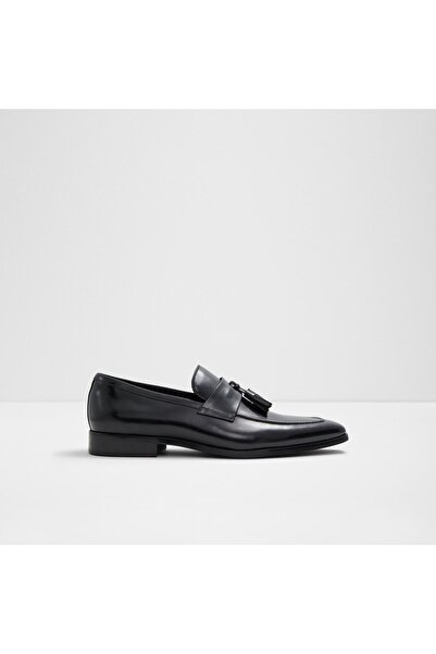 Aldo Vinci Mens Black Loafer Shoes