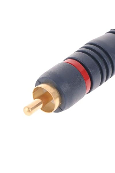 Monte Lua 1 Rca Male to 2 Rca Female 25 cm Amplifier Y Cable, Black
