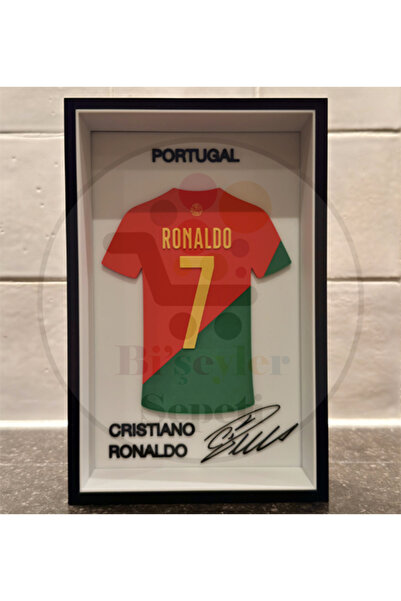 Bi'şeyler Sepeti Cristiano Ronaldo - Portekiz - Forma İmzalı Çerçeve Hediyeli...