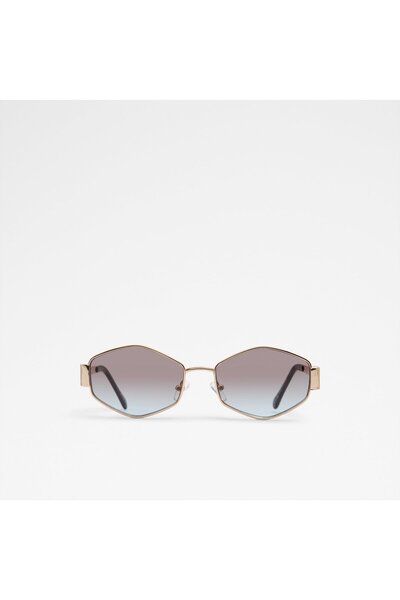 Aldo Rilibaen Womens Gold Sunglasses