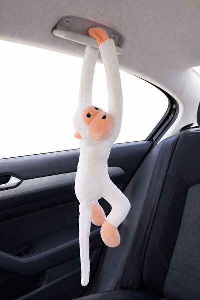Gülcan Auto Elleri Yapışan Oyun Ve Uyku Arkadaşı Peluş Maymun Oyuncak Sarılan...