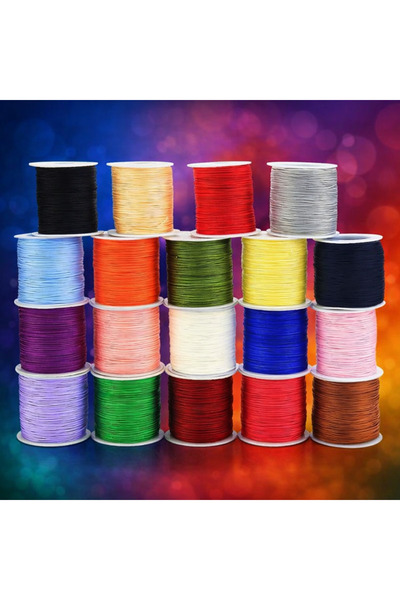 Vipfoni Jewelry and Prayer Bead Cord (Parachute Cord) 50 Meters