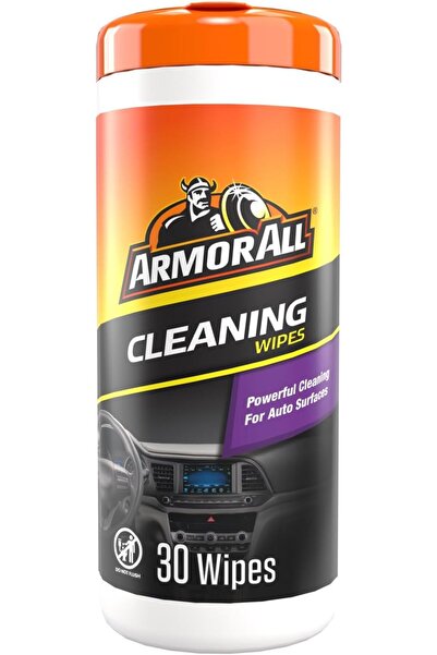 Armor ALL مناديل تنظيف داخلية للسيارة، 30 مناديل مبللة مسبقًا في علبة قابلة ل...