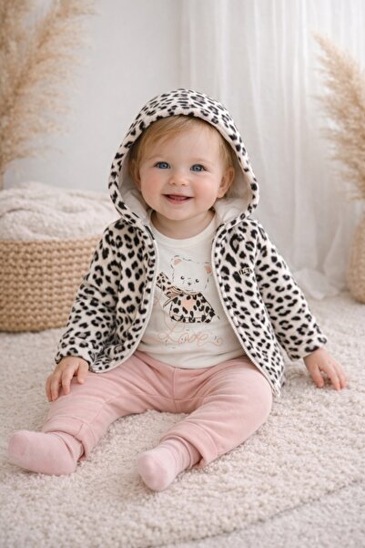 Pure Boutique Βρεφικό κοριτσίστικο βαμβακερό σετ 3 τεμαχίων, κορμάκι, παντελό...