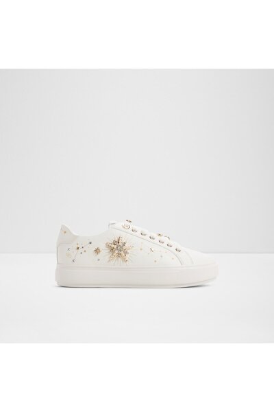 Aldo Starbright Womens White Casual Shoes