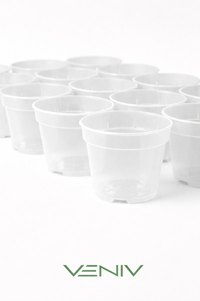 10 Seedling Growing Replica Pots 8.5 cm
