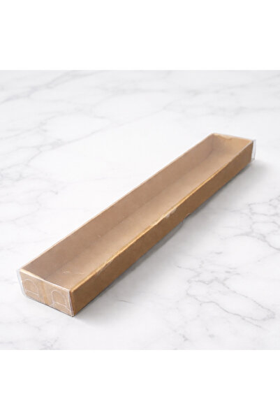 BOXSTATION 24x4x2 Asetat Kapaklı Kraft Kutu 25 Adet