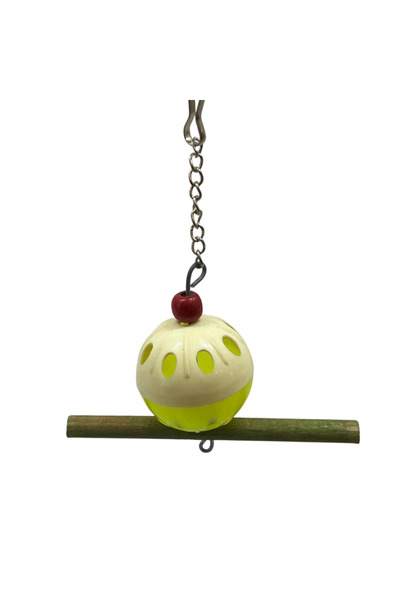 Wahw Pet Tünekli Plastik Top Kuş Oyuncak - 11116080