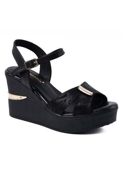 Mammamia 5390 26YS Γυναικεία Καθημερινά Σανδάλια Μαύρα