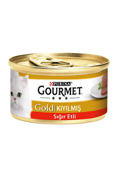 Gourmet Gold Kıyılmış Sığır Etli Kedi Konservesi 85gr