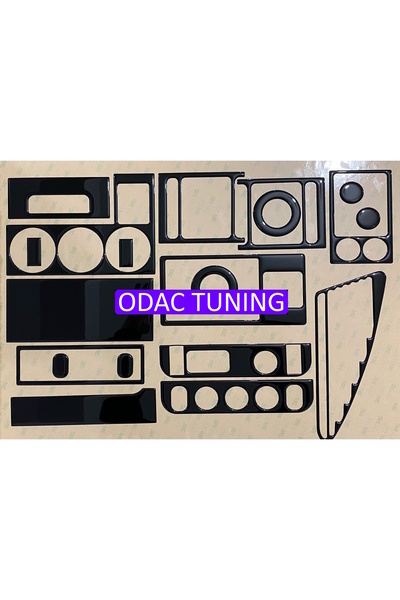 ODAC TUNING طقم كامل من الكسوة الداخلية لسيارة بيجو بارتنر، يشمل لوحة القيادة...