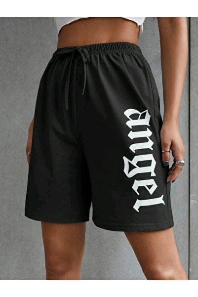 DİVİN Women's Black Detailed Shorts