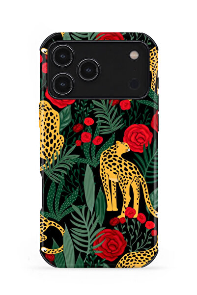 OEM MagSafe Protective Case for iPhone 11 Pro, Rugged Design, Leopards & Roses