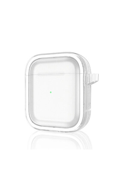 magicool Apple AirPods 4 (4Th Generation) Shiny Transparent Case - White