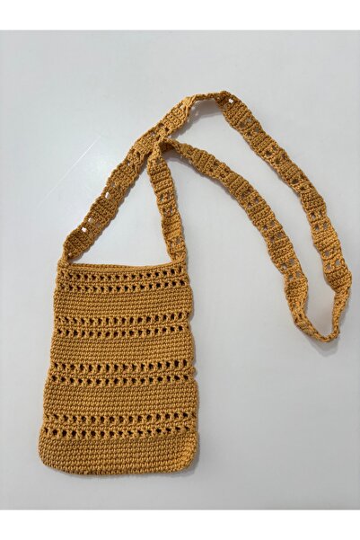 örgü Hand Knitted Phone Bag