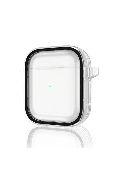 magicool Apple AirPods 4 (4Th Generation) Shiny Transparent Case - Black