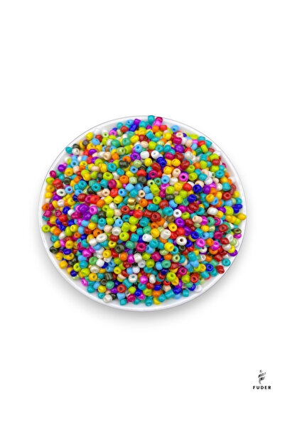 FUDER 50 γραμμάρια ανάμεικτες γυάλινες χάντρες άμμου, χάντρες για την κατασκε...