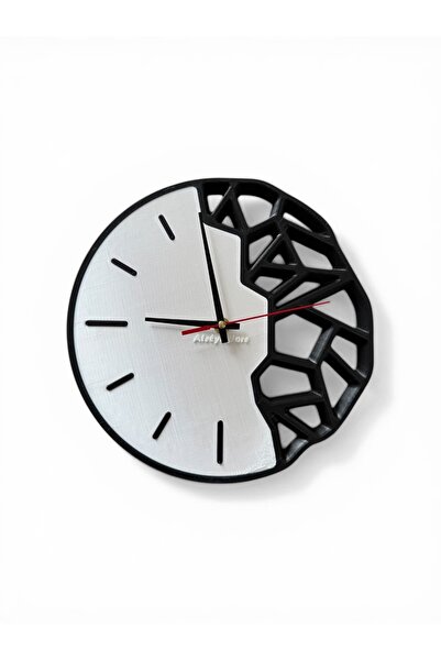 Atelye.store Modern Geometric Design Wall Clock |   Minimal Decorative Clock ...