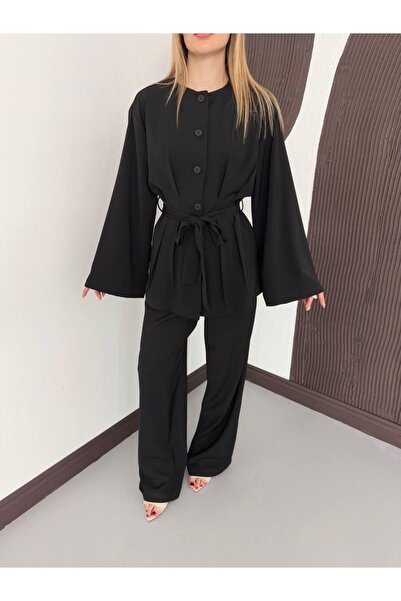 Ekim Store Σετ δύο τεμαχίων - Μαύρο - Μακρύ