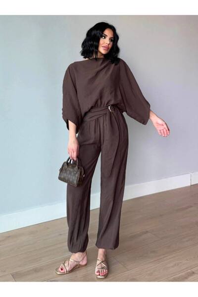 ELA Tencel Fabric Buckle-Shawal Set