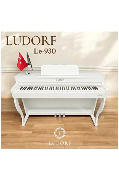 Ludorf Le-930 BEYAZ DİJİTAL Piyano 88 Tuşlu Çekiç Aksiyona Sahip Üst Düzey Tu...