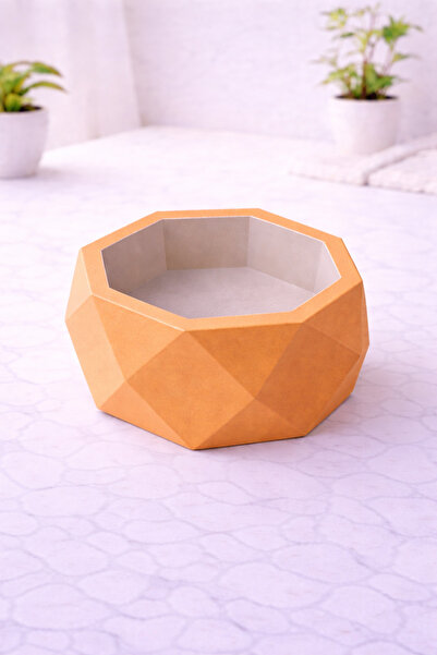 Dekoratif Geometrik Saksı/Vazo/Obje