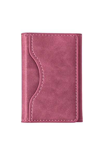 EASERA TİCARET Joko Tema Magsafe Leather Card Holder - Pink