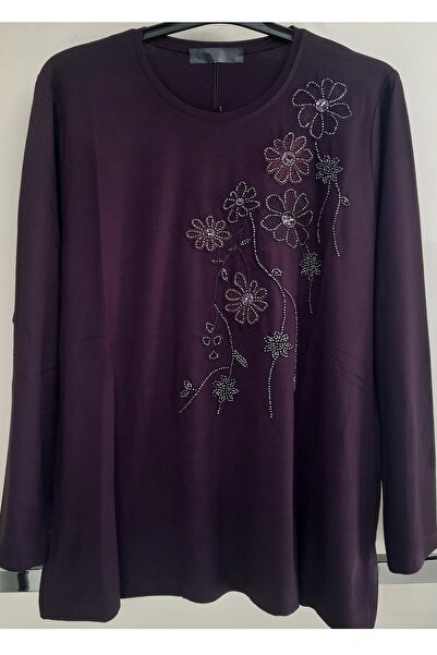 N.Y.YILDIZ Μπλούζα plus size - Μωβ - Συν μέγεθος