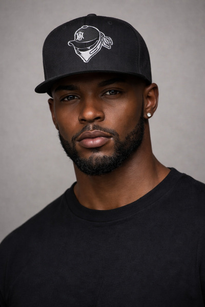 Zeramine 2024 Μαύρο καπέλο snapback σε στυλ χιπ χοπ, μοντέλο unisex