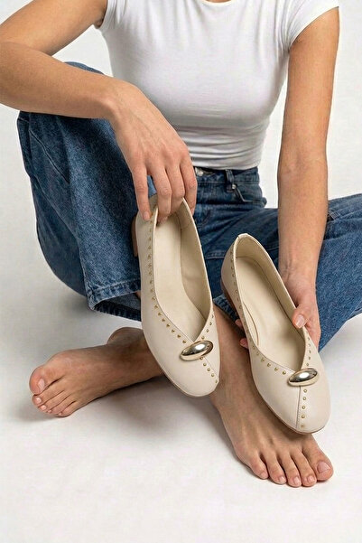 LUVETTO Μπαλαρίνες - Μπεζ - Casual