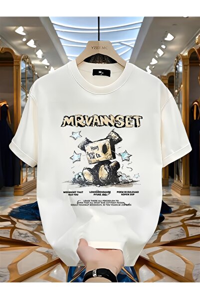 yiou trendy clothing Men's Solid Color Printed Short-Sleeve T-Shirt_31