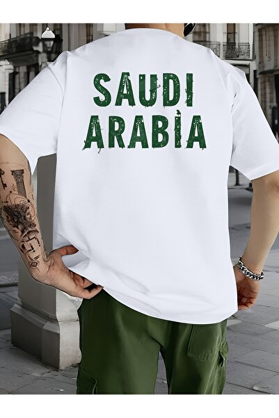yiou trendy clothing تي شيرت رجالي سعودي بتصميم مطبوع ومُعتّق