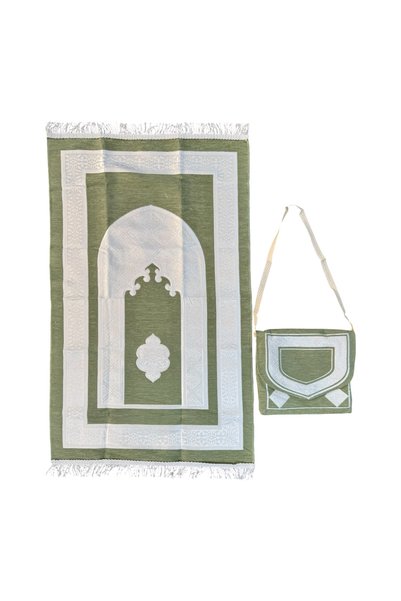 KAWSAR Prayer Mat 70x110 cm with Carry Bag, Foldable Portable Sajjadah for Hajj, Umrah & Travel