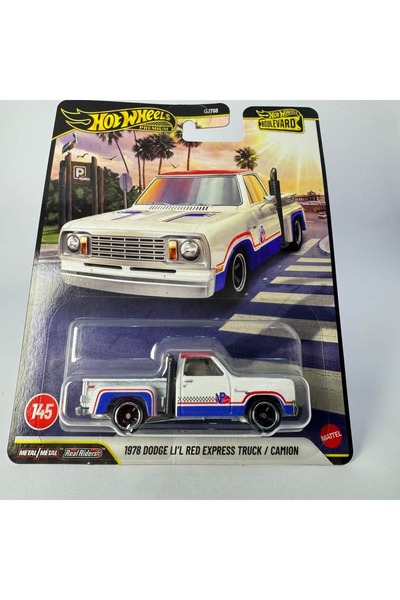 HOT WHEELS شاحنة دودج ليل ريد إكسبرس من سلسلة بولبارد الفاخرة طراز 1978 / نمو...