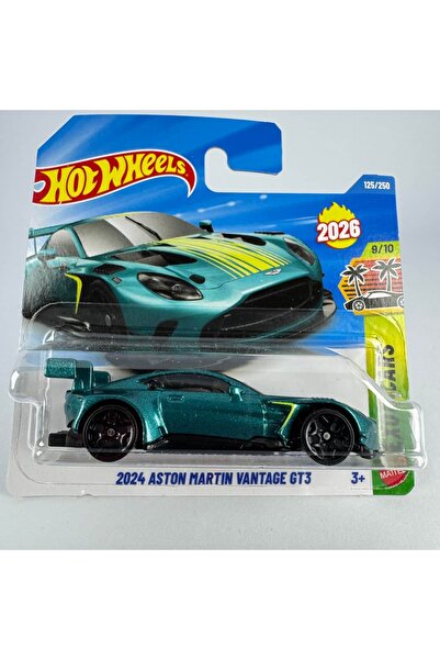HOT WHEELS 2024 Aston Martin Vantage GT3 1:64 Model Araba