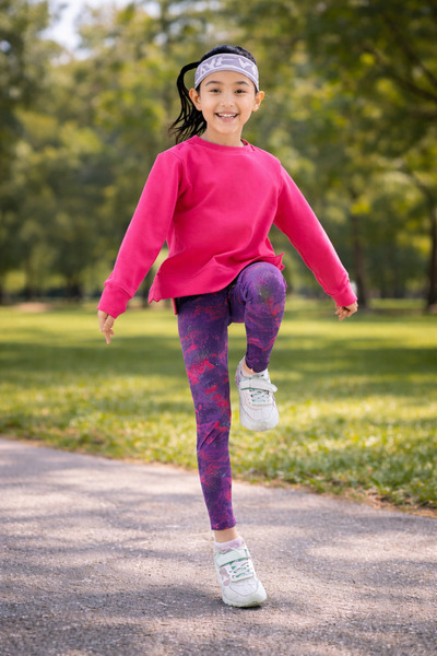 Eddie Bauer Girls Active Legging Set Athletic Moisture Wicking Leggings and C...
