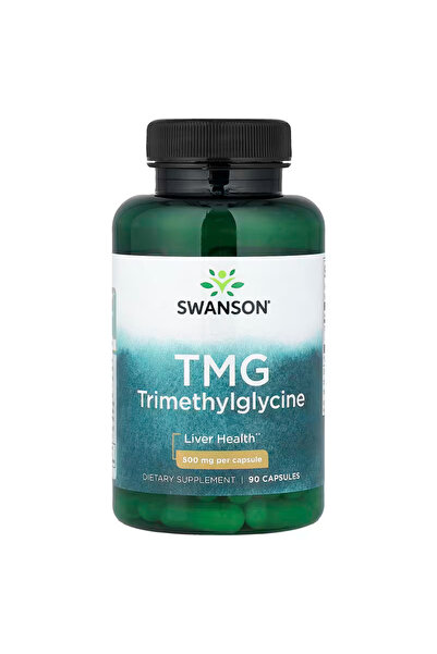 SWANSON TMG Trimethylglycine Betaine Anhydrous Liver Health 500 mg 90 Capsules