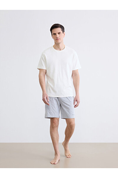 LC Waikiki Cc Collection’dan Gri Slim Fit Erkek Şort