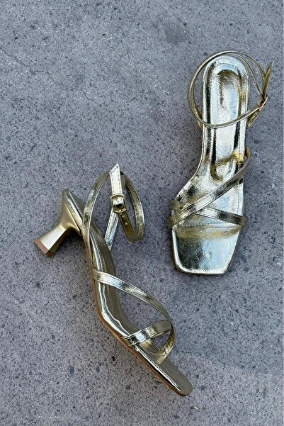 SENASTİL Πέδιλα - Χρυσαφί - Κομψό/Νύχτα