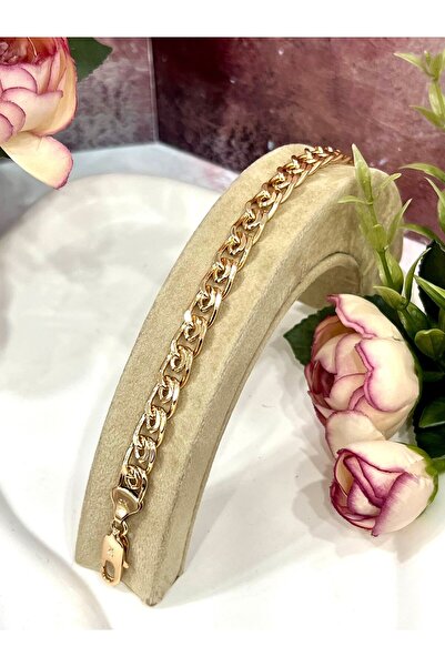 XUPING JEWELRY Birbirine Geçme Çok Sayıda Halkadan Oluşan 1cm Kalınlık (Gold1...