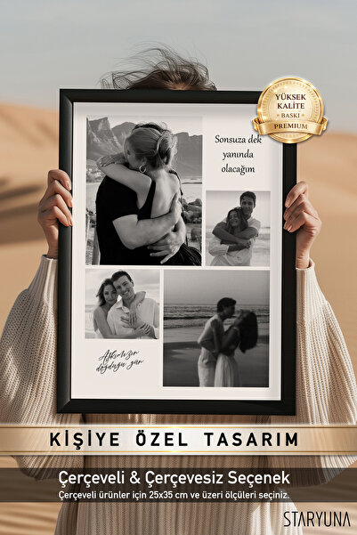 STARYUNA Sevgiliye Hediye, Kişiye Özel Fotoğraflı Tablo, Doğum Günü Hediyesi ...