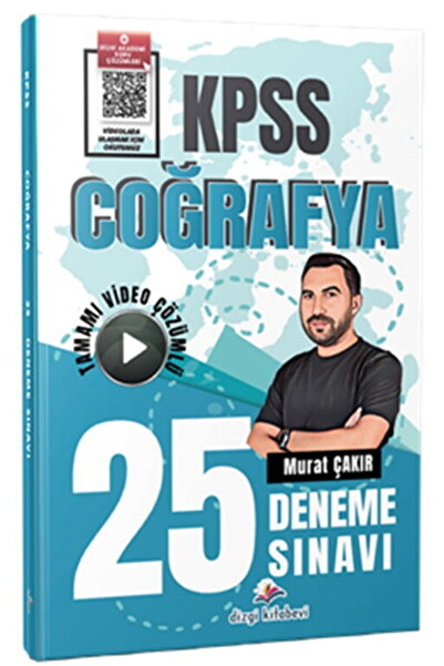 Anla Kazan Yayınları Dizgi Kitap 2026 KPSS Coğrafya Tamamı Video Çözümlü 25 D...