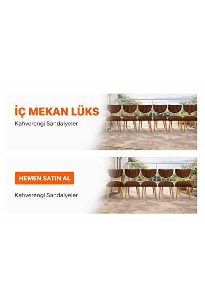 Efsane i.E.G ELMA SANDALYE 6 ADET SALON MUTFAK YEMEK ODASI SALON BALKON BAHÇE...